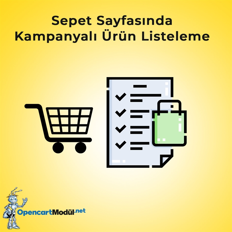 Sepet Sayfasında Kampanyalı Ürün Listeleme