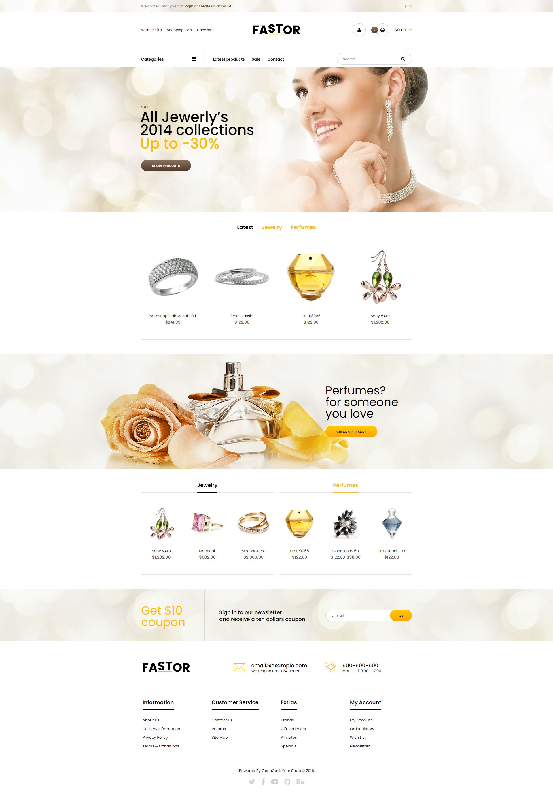 Fastor - Opencart Kozmetik Teması